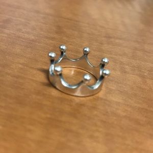James Avery crown ring